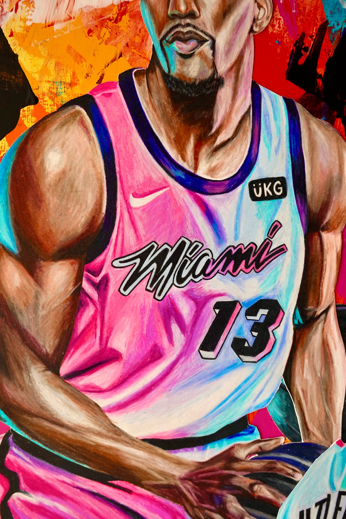 New Wave Miami Heat Artwork